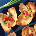 Mini Wonton Quiches