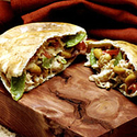 Chicken & Cashew Salad in a Pita